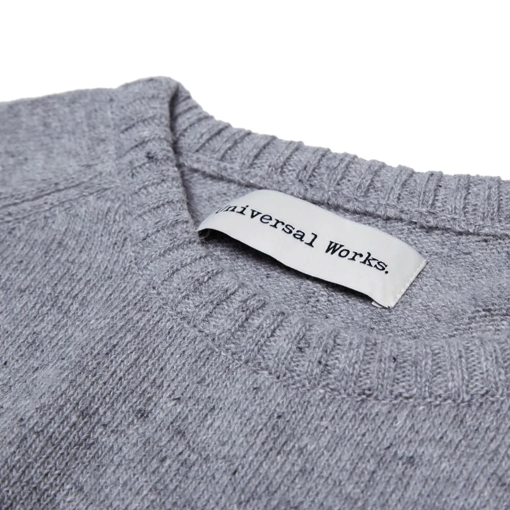 Universal Works Pocket Crew KnitGrey