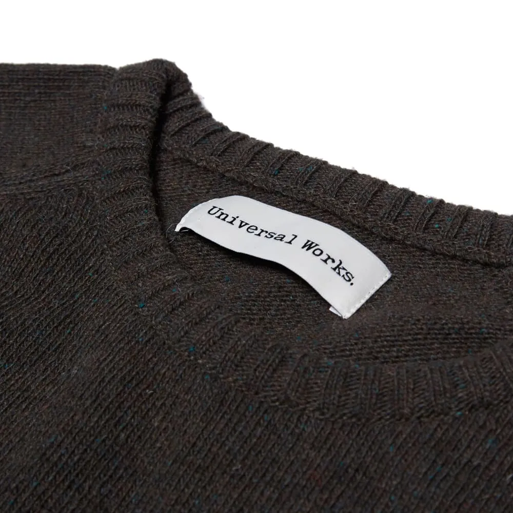 Universal Works Pocket Crew KnitOlive