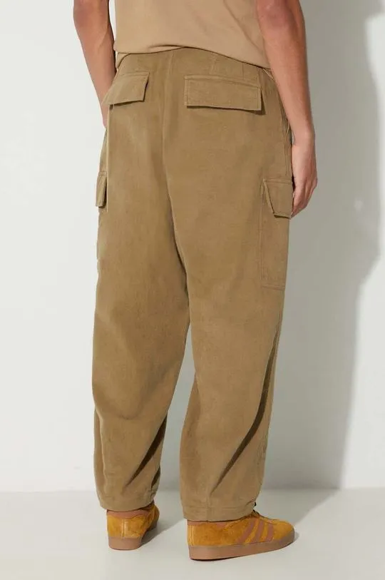 Universal Works trousers Loose Cargo Pant men's beige color 29148