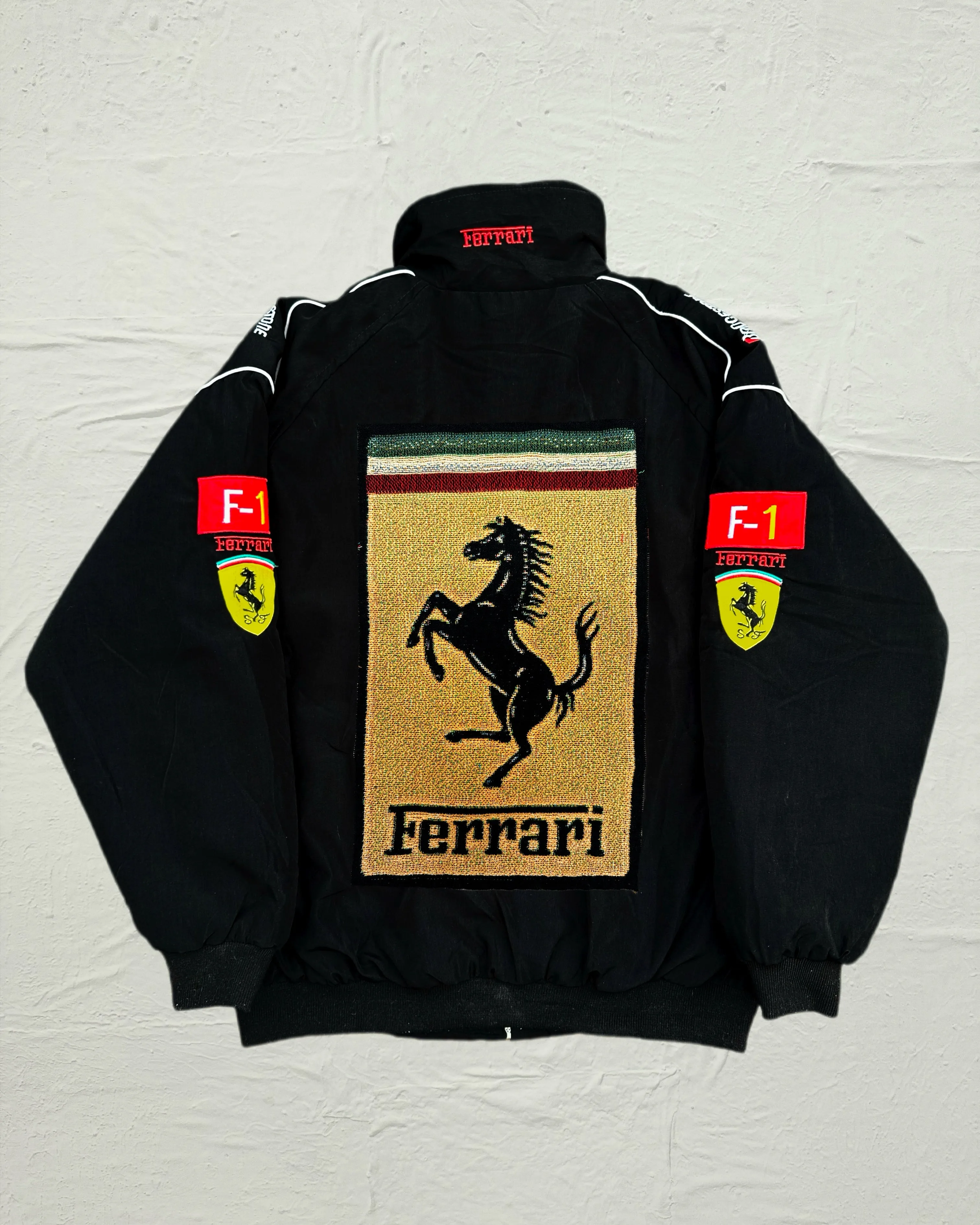 VA-SS24-782 FERRARI RACE BOMBER ZIP JACKET