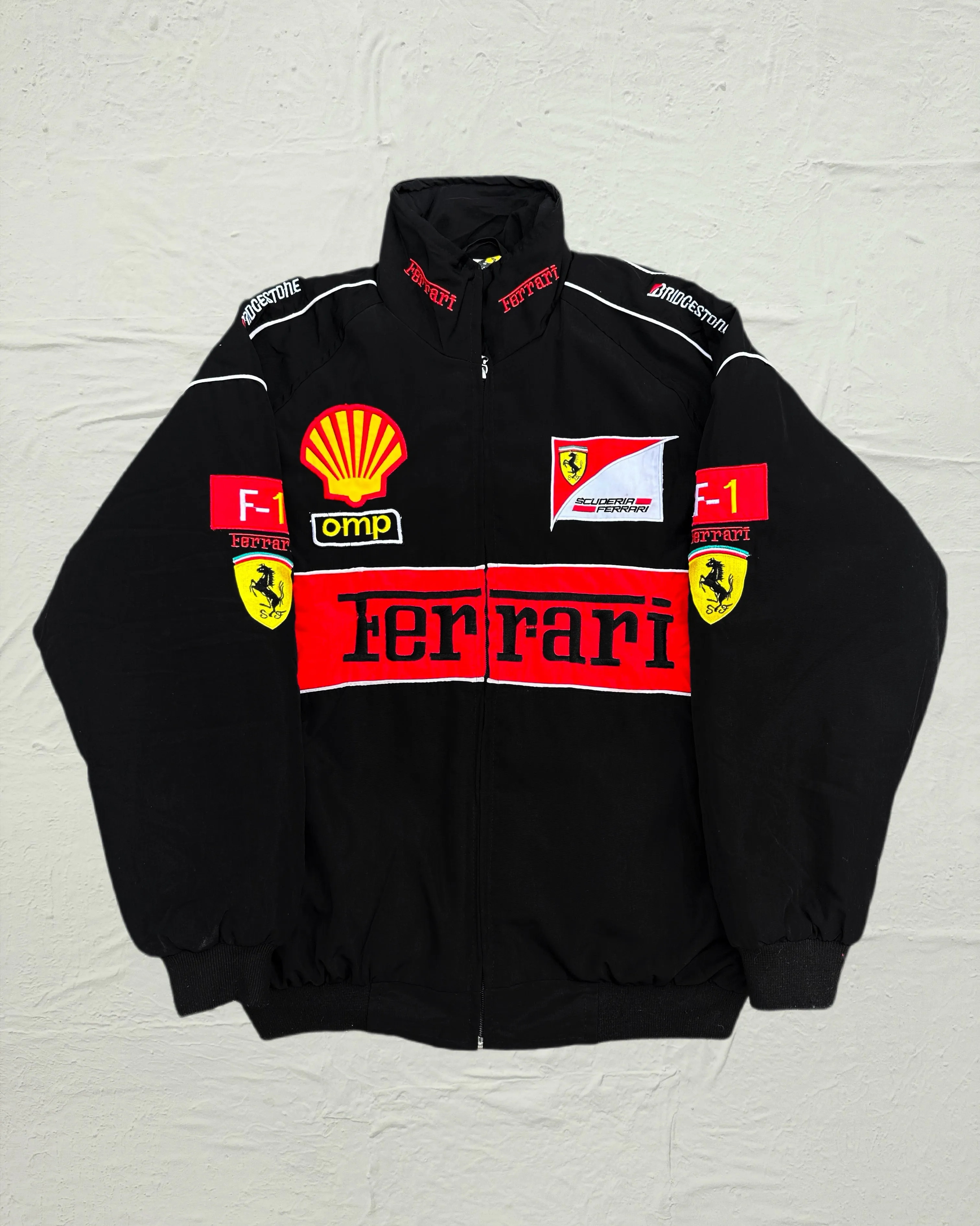 VA-SS24-782 FERRARI RACE BOMBER ZIP JACKET