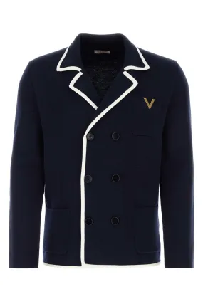 Valentino Garavani Blue Wool Blazer