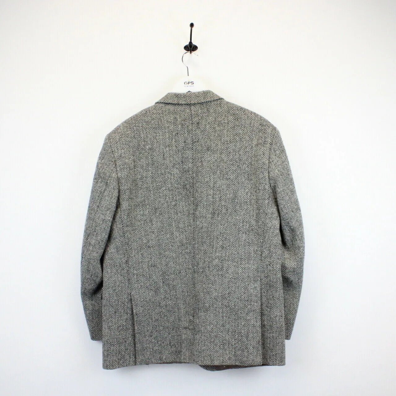 Vintage HARRIS TWEED Blazer Grey | Medium