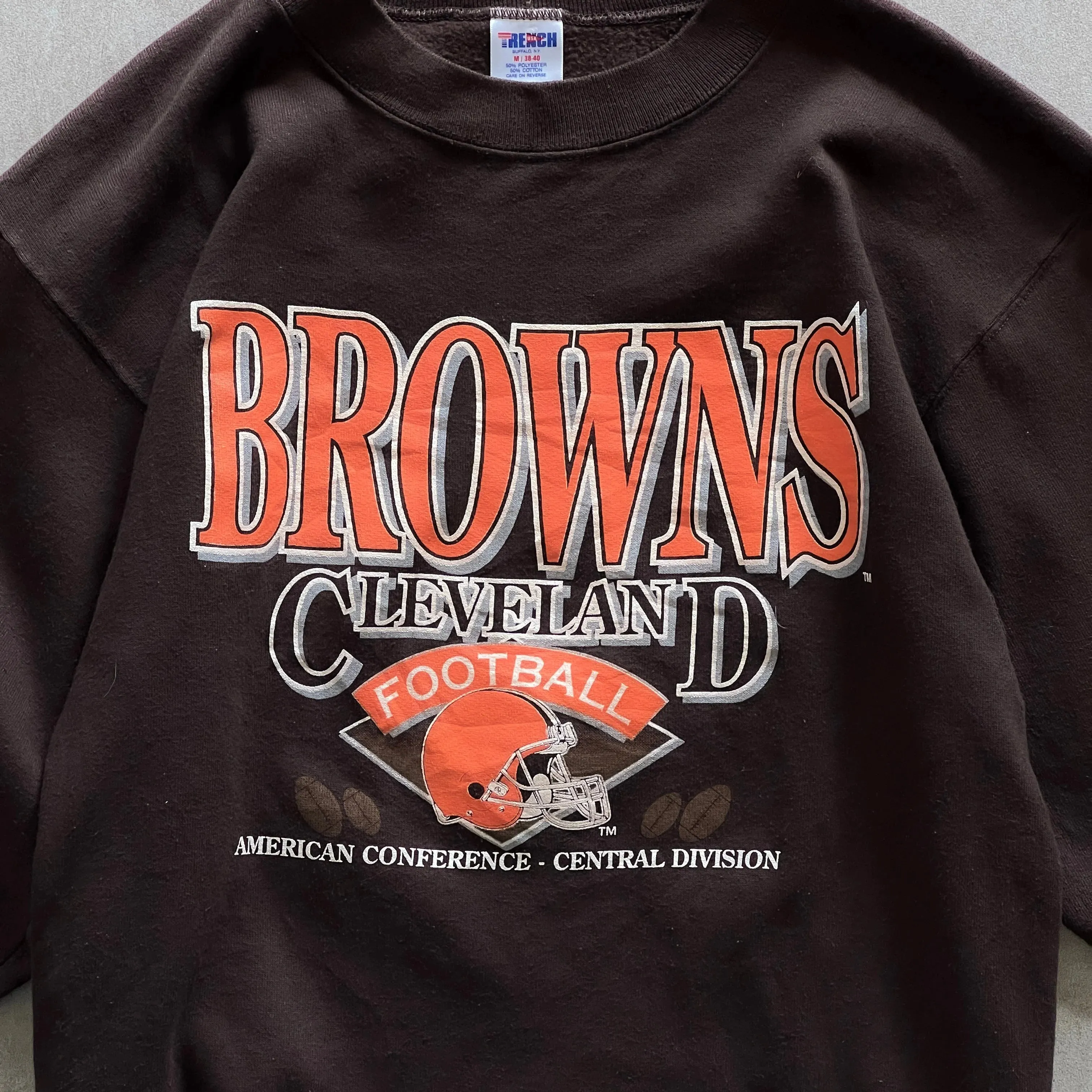 Vintage Trench Cleveland Browns Sweater - M