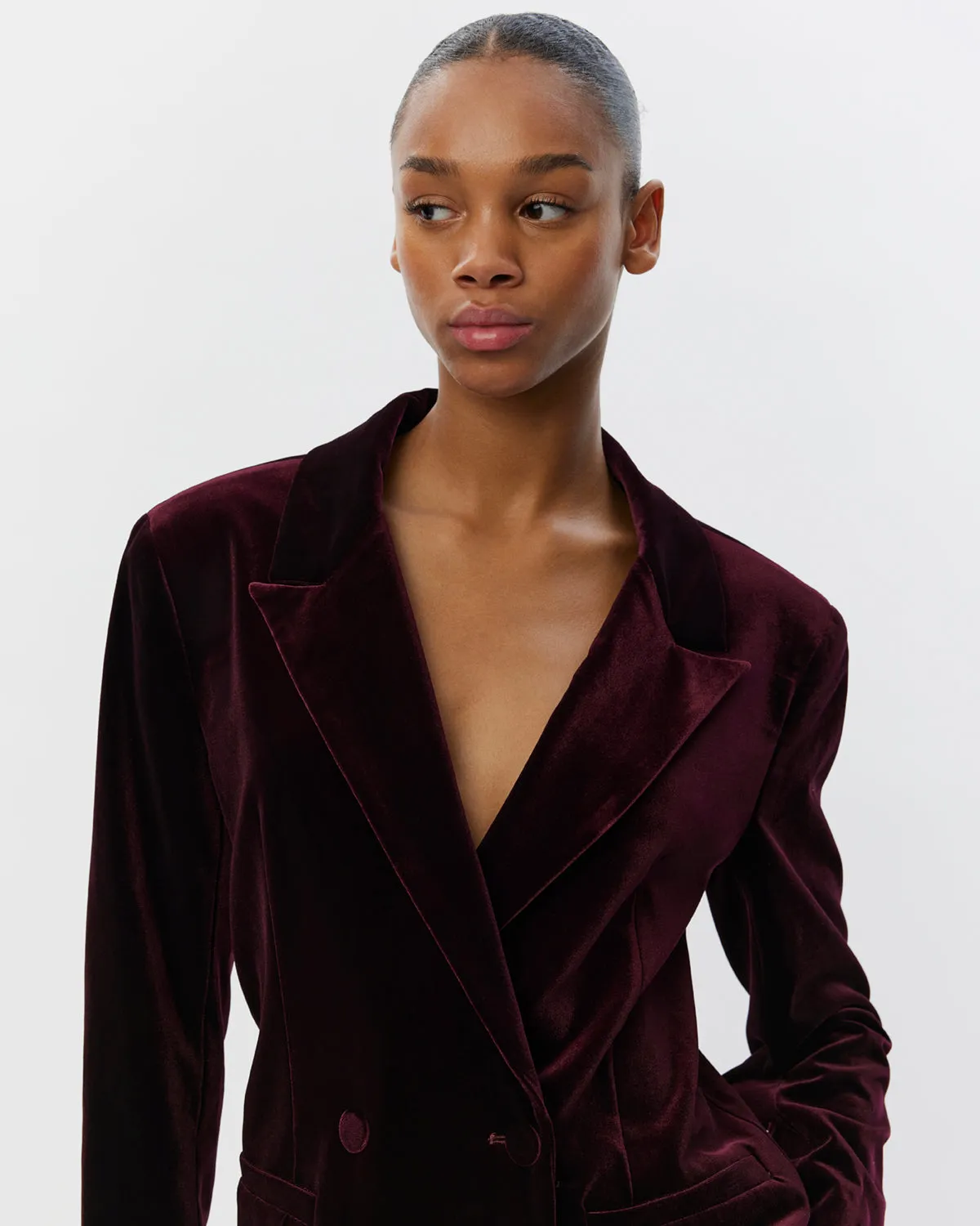 VIVIANSW BLAZER - Burgundy