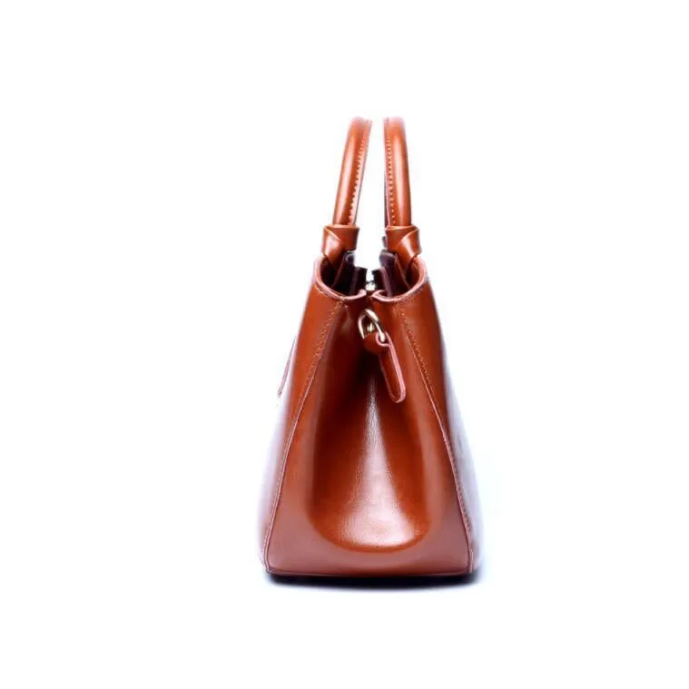 Women Vintage Rich and Premium Faux-Leather Women Tote Bag with Leathe - Leather Skin Shop