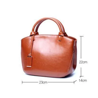 Women Vintage Rich and Premium Faux-Leather Women Tote Bag with Leathe - Leather Skin Shop