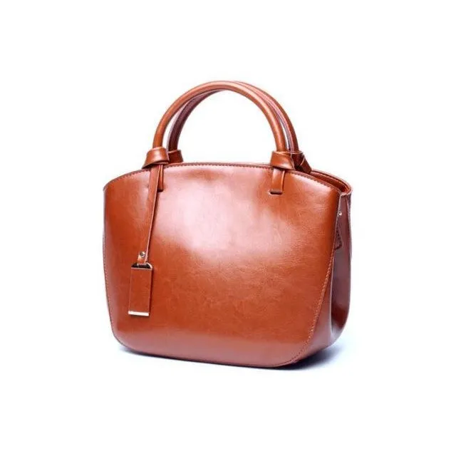 Women Vintage Rich and Premium Faux-Leather Women Tote Bag with Leathe - Leather Skin Shop