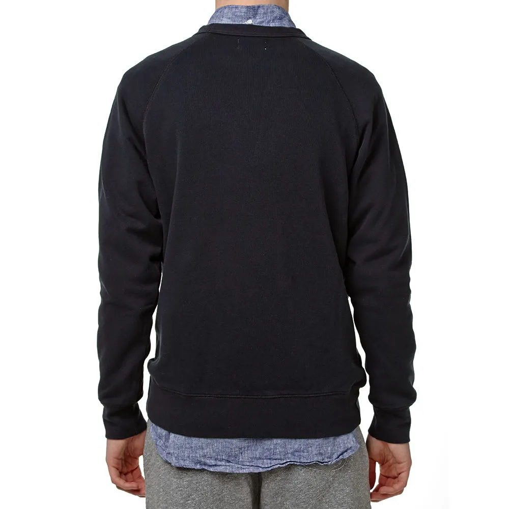 Wood Wood Hester Post Europe SweatDark Navy