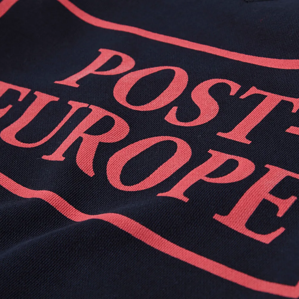 Wood Wood Hester Post Europe SweatDark Navy