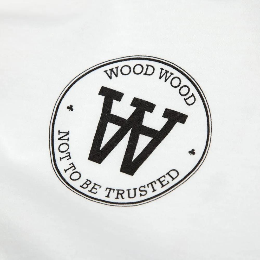 Wood Wood Papercut TeeWhite