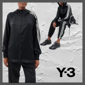 Y-3  |Unisex Long Sleeves Plain Cotton Hoodies & Sweatshirts