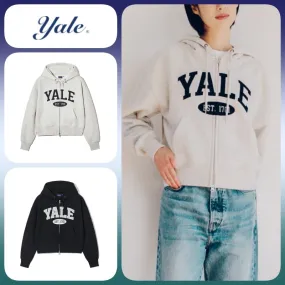 YALE  |Long Sleeves Logo Hoodies & Sweatshirts