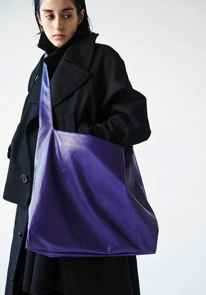 YOHJI YAMAMOTO DISCORD DE-I71-835 TOTE BAG PURPLE