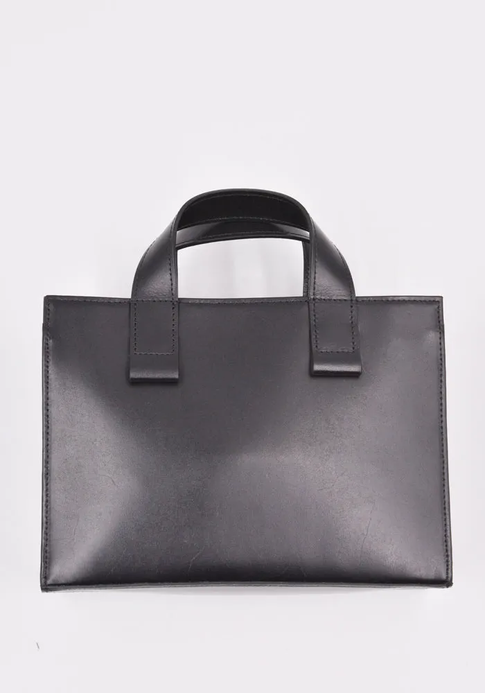 YOHJI YAMAMOTO DISCORD DZ-I04-703 MINI ZIPPED TOTE BAG BLACK