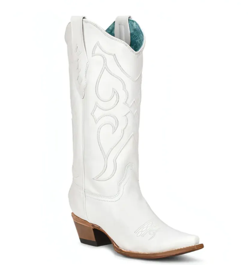 Z5046 - Corral Boots Women’s White Embroidery Boots