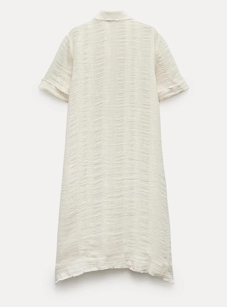 ZARA  |Short Sleeves Tunics